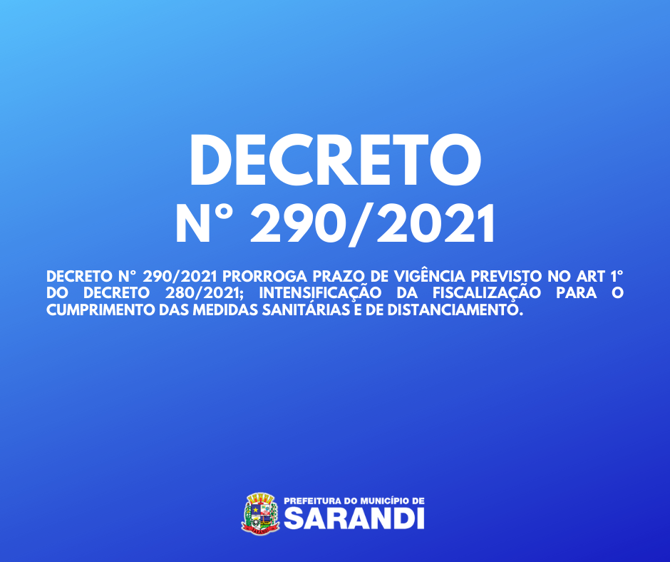 Decreto Nº 290/2021